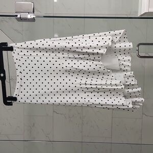 Club monaco asymmetrical dotted skirt